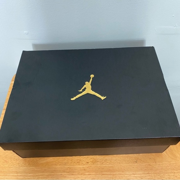 Nike Air Jordan 1 Mid Black Starfish Shattered Backboard Sz 14 Orange 554724 058 - Picture 10 of 13